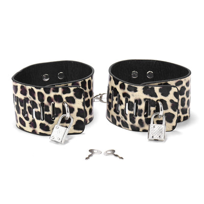 Leopard Print Leather 10-Piece Set