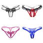 Embellished 4-Pack Thong Women's Cutout G-String Huge Variety