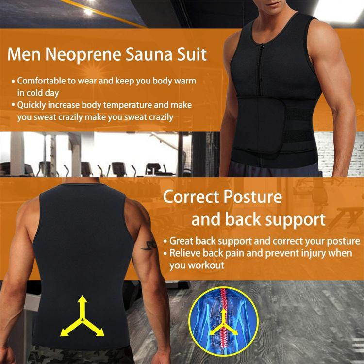 Men's Body Shaper Neoprene Corset