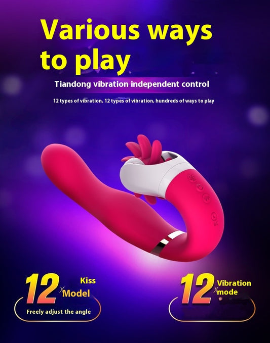 Dildos Double Head Vibrating Spear Products