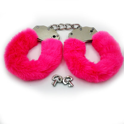 Plush Toy Handcuffs Multiple Colors