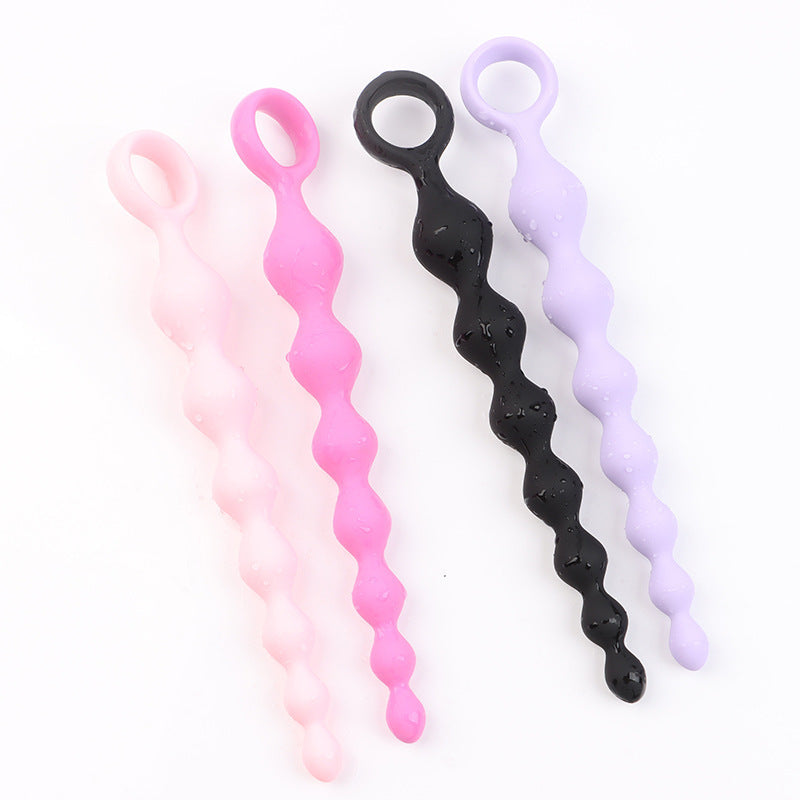 Silicone Butt Plug Pull Beads Anal Dilatation