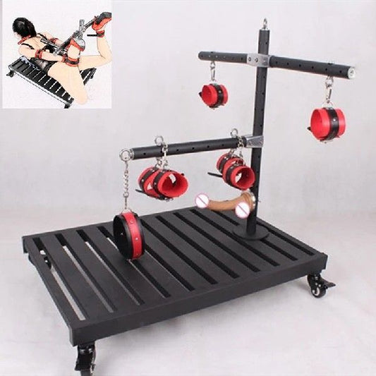 Professional Sex Trolly Full-Body Restraint Frame Set