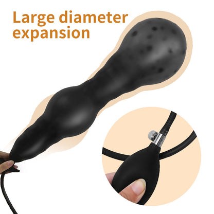 Inflatable Large Folding Butt Plug Expansion Dilator