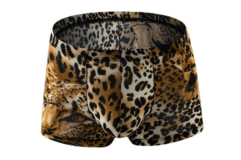 Boxer Briefs Animal Print Low Waist Underwear