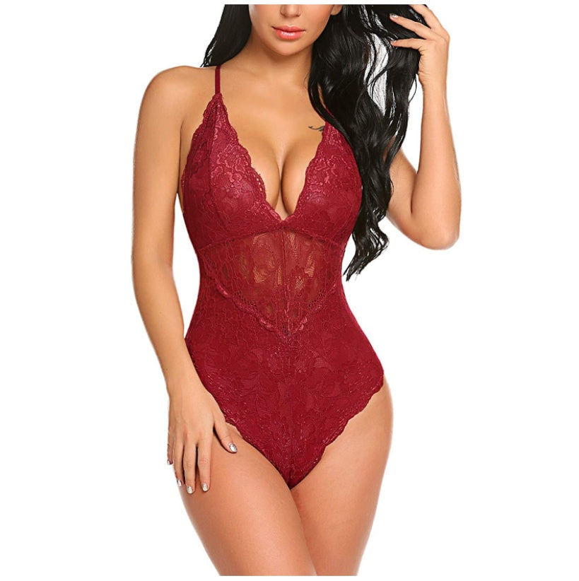 European And American One-Piece Full Lace Bodysuit Huge Variety