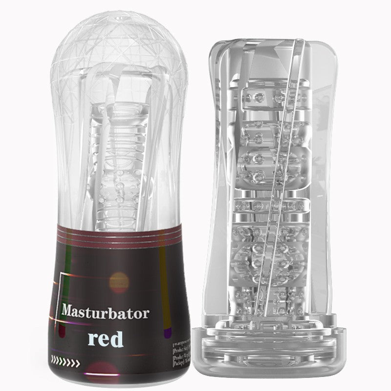 Crystal Masturbator Multichannel Reusable Cup