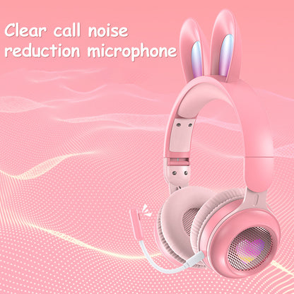 Rabbit Ear Luminous Extendable Wireless Headphones