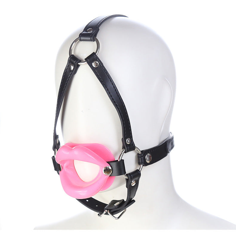 Bondage Mouth Opener Leather Multiple Colors