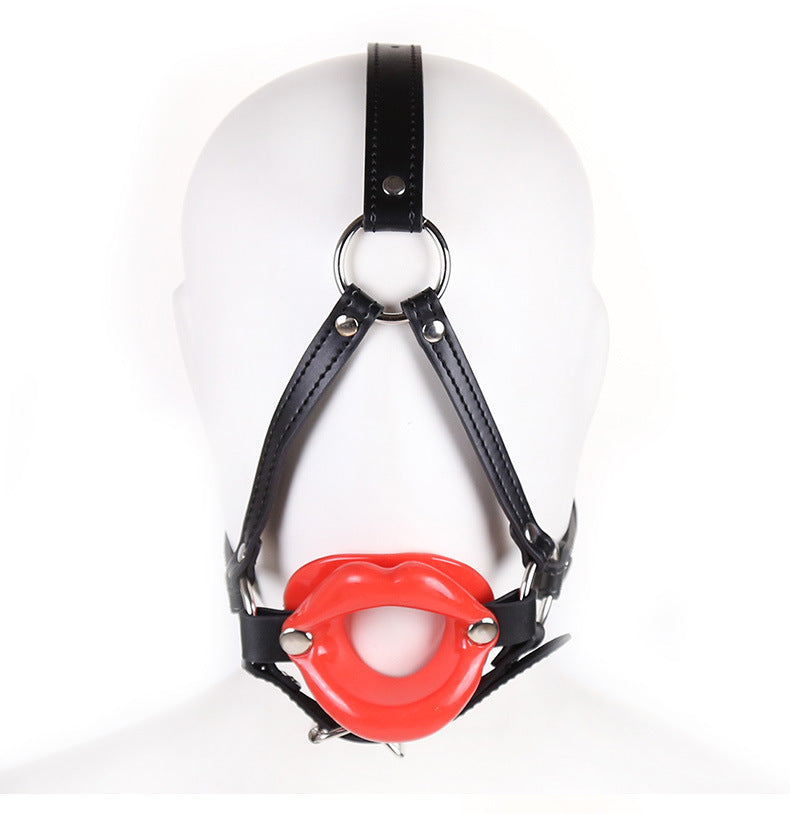 Bondage Mouth Opener Leather Multiple Colors