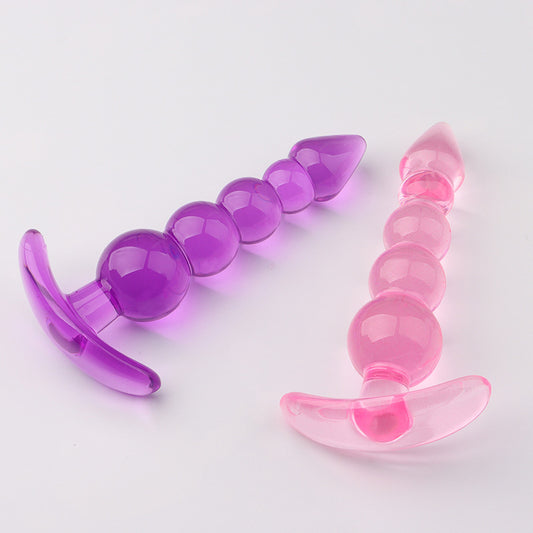 Men & Women's Wearing 5-Bead Anal Plug