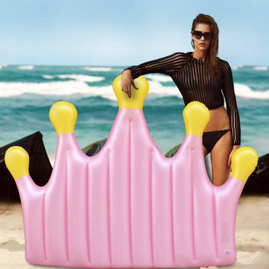 Water Inflatable Floating Crown Bed