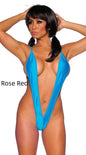 Women's Hanging Neck Back Bodysuit Multiple Colors