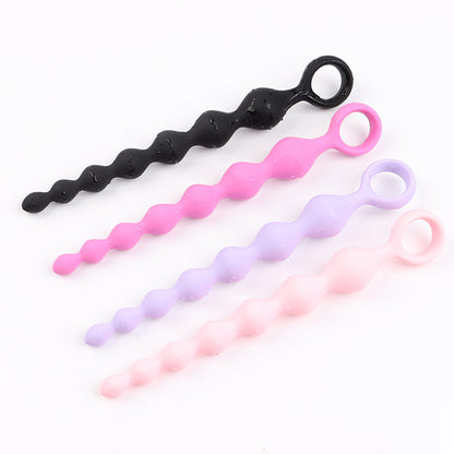 Silicone Butt Plug Pull Beads Anal Dilatation