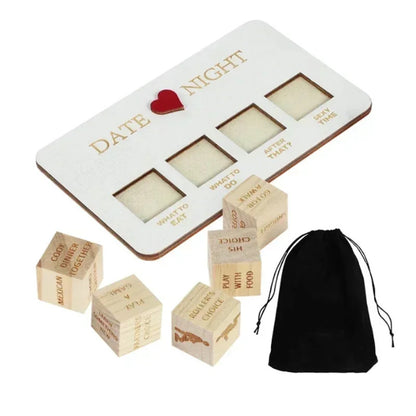 Date Night Wooden 5 Dice Games For Couples