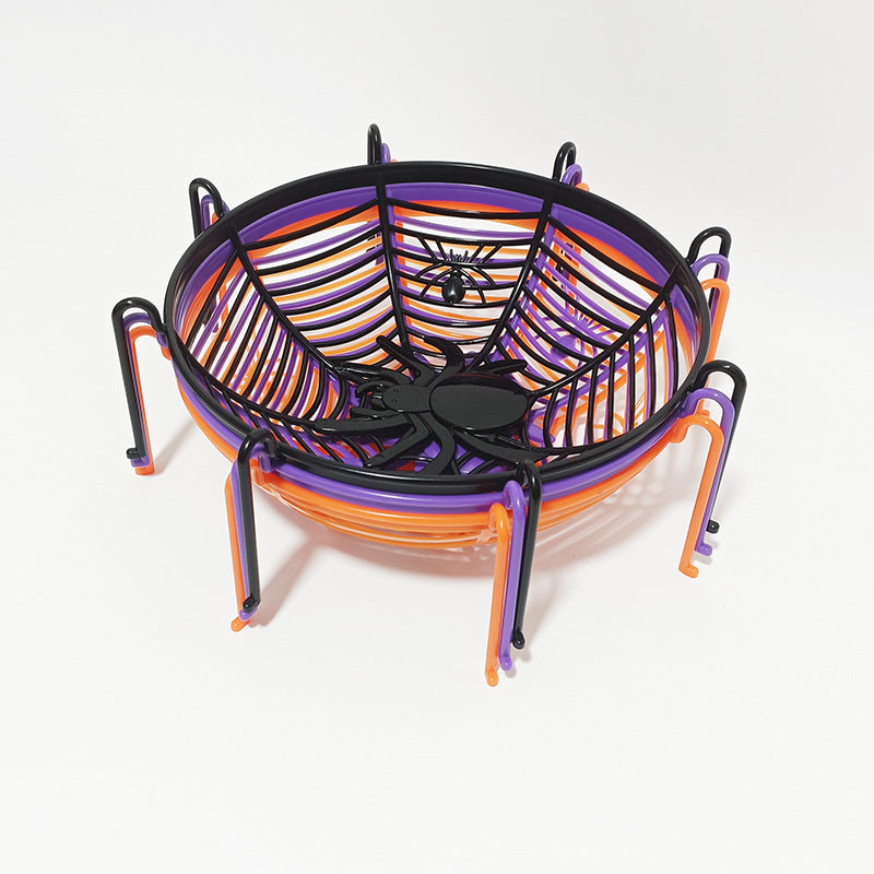 Spider Web Basket Serving Tray Cutout Drain