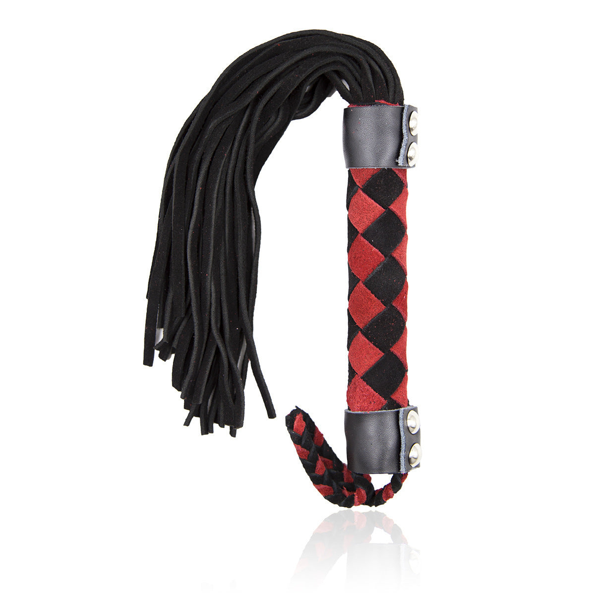 Bondage Bundled Real Cowhide Toy Whip Multiple Colors