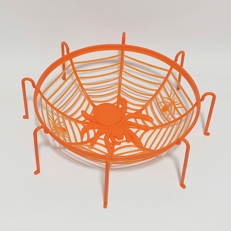 Spider Web Basket Serving Tray Cutout Drain