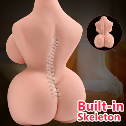 Full Butt & Breasts Real Texture Spine Insert Love Doll