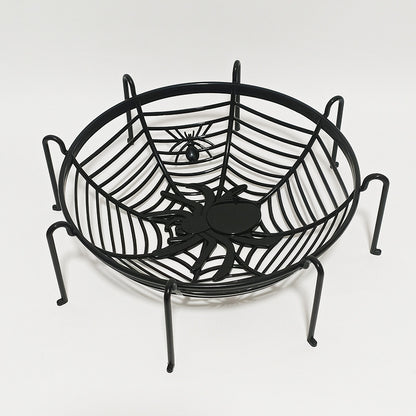 Spider Web Basket Serving Tray Cutout Drain