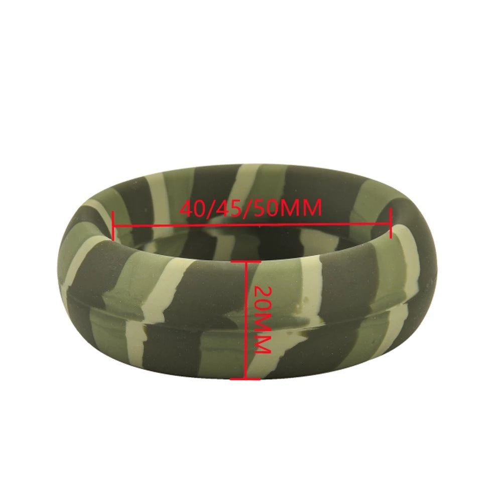 Men's Camo Silicone Toys Multiple Sizes