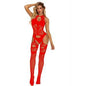 Jacquard Jumpsuit With Underwear Stockings