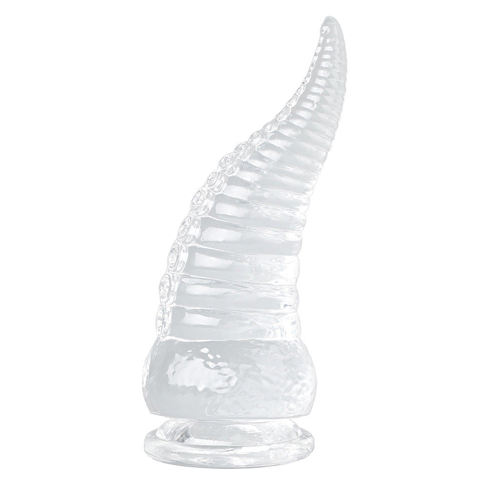 Crystal Octopus Tail Transparent Soft Butt Plug