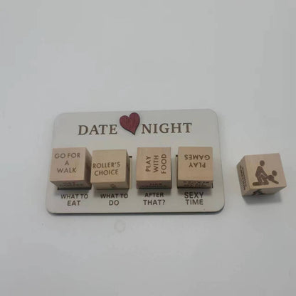 Date Night Wooden 5 Dice Games For Couples