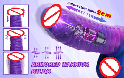 Telescopic Swing Dildos Heating Vibrator