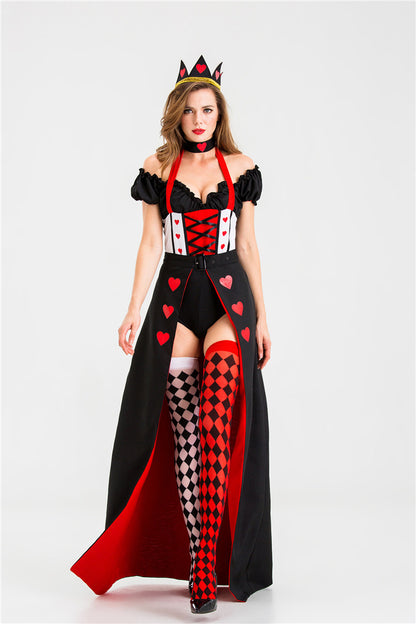 Queen Of Hearts Full Set Dress Costume