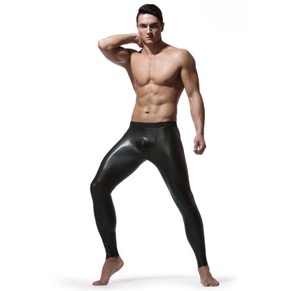 Men's Faux Leather Skinny Pants