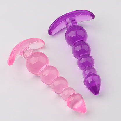 Men & Women's Wearing 5-Bead Anal Plug