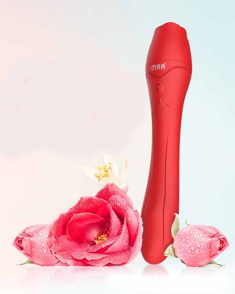 Red Rose Heating Massage Stick