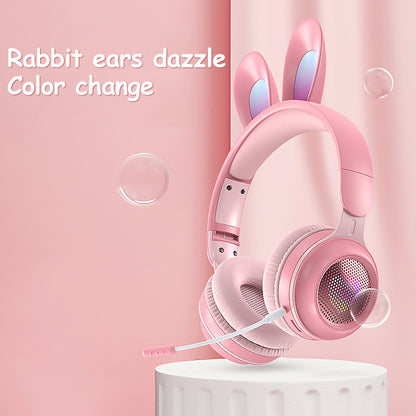 Rabbit Ear Luminous Extendable Wireless Headphones