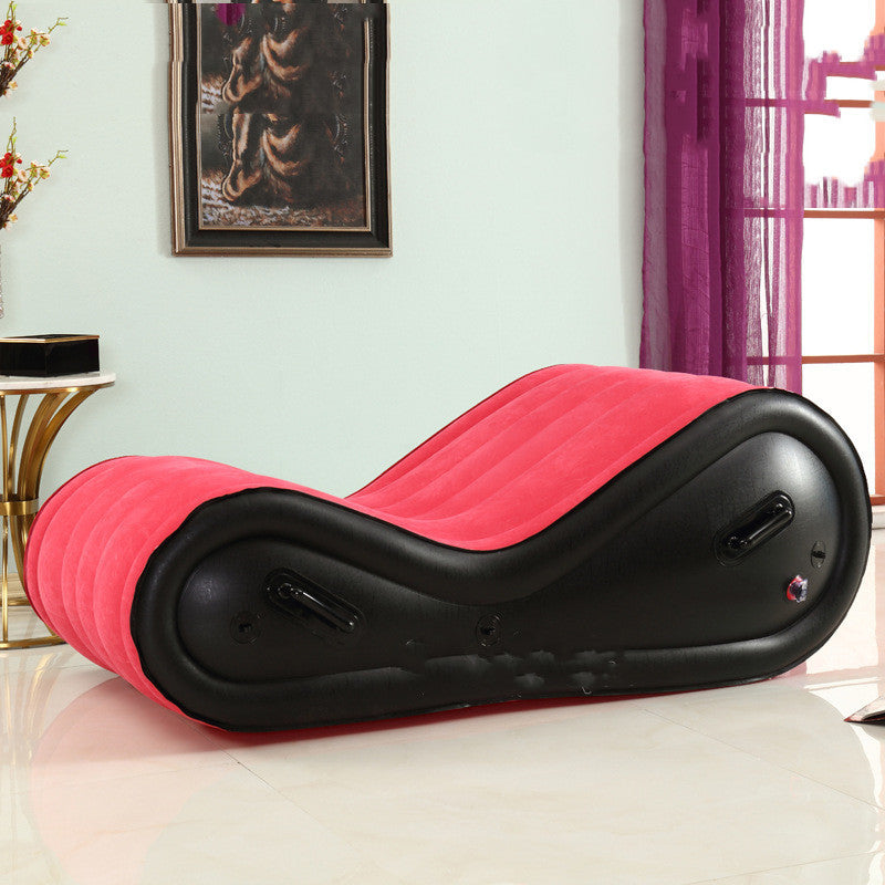 Heavy-Duty Lazy Inflatable Bed Foldable Single