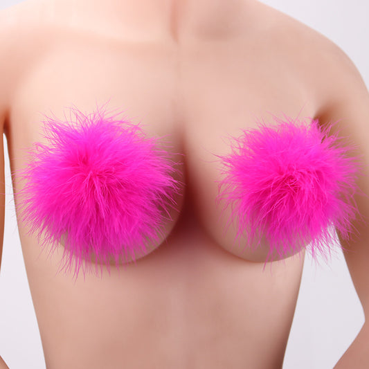 Feather Circular Silicone Nipple Patch