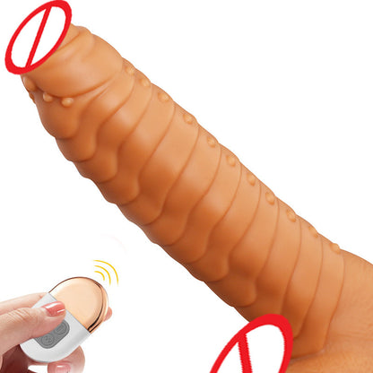 Telescopic Swing Dildos Heating Vibrator