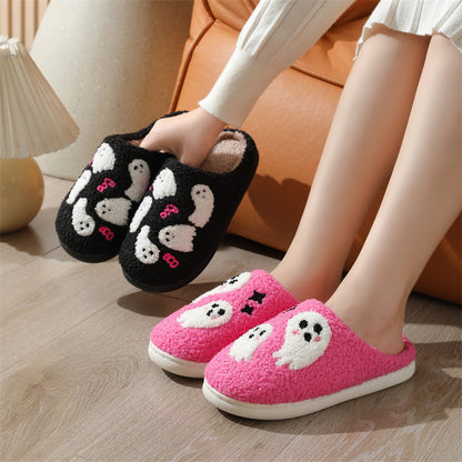 Halloween Cartoon Ghost Cotton Slippers