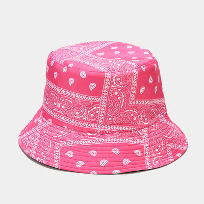 Bandana Print Bucket Hats Multiple Colors