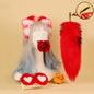 Luxury Red Fire Fox Tail Headband Nipple Tassels Gold Metal Plug Set