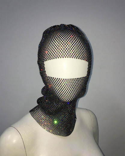 Diamond Crystal Sequins Vibrant Style High Elastic Mask Multiple Colors