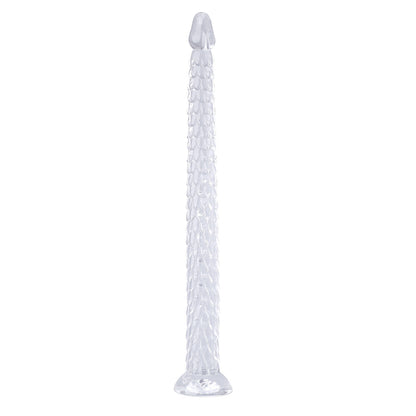 Deep Crystal Clear Transparent Dragon Whip Masturbation Device