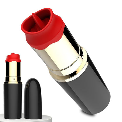 10 Frequency Lipstick Oscillator Women's Vibrator