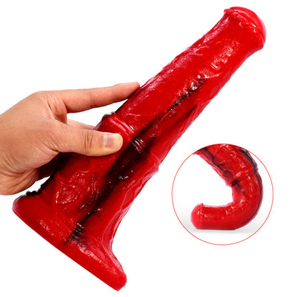 Big Red Colorful Sexy Large Liquid Silicone Mold Toy