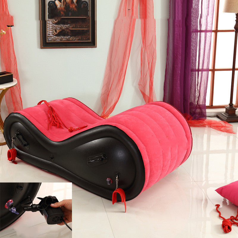 Heavy-Duty Lazy Inflatable Bed Foldable Single