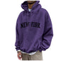 New York Long-Sleeve Kangaroo Pocket Hoodie Huge Variety