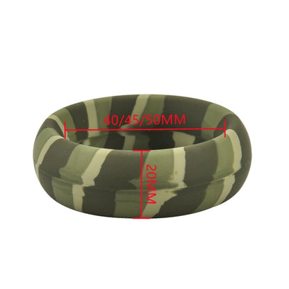 Men's Camo Silicone Toys Multiple Sizes