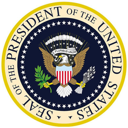 "President Of The United States" Circular Carpet