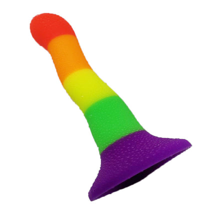 Rainbow Color Special-Shaped Silicone Butt Plug