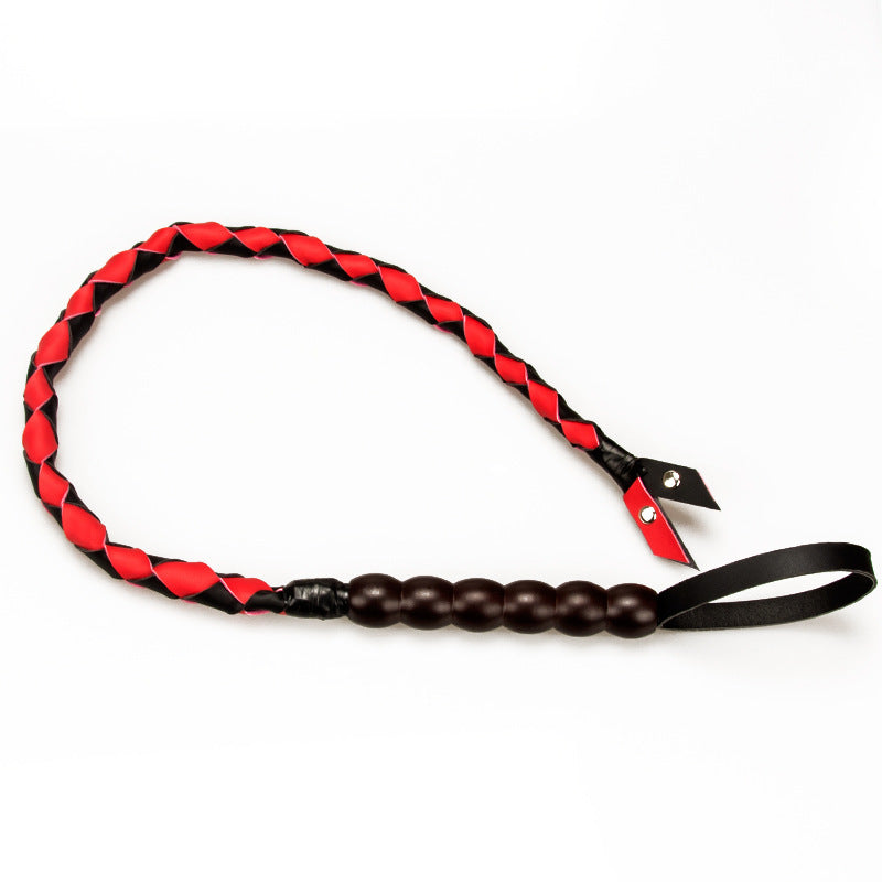 Leather Whip Prop Training And Punishment Tool Female